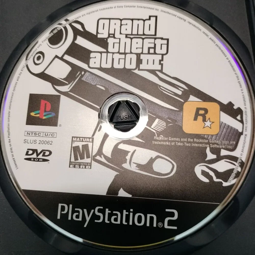 Grand Theft Auto III and Vice City Sony Play Station 2 PS2 Map Included